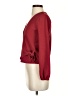 TeXTURE & THREAD Madewell Burgundy Long Sleeve Blouse Size XS - photo 5