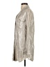 Per Se By Carlisle Metallic Silver Ivory Blazer Size 2 - photo 5