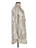 Per Se By Carlisle Metallic Silver Ivory Blazer Size 2 - photo 4