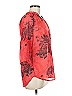 Fig Red 3/4 Sleeve Blouse Size M - photo 4