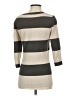 Press Stripes Ivory Gray Pullover Sweater Size S - photo 2