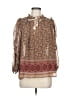Olivaceous 100% Polyester Brown 3/4 Sleeve Blouse Size M - photo 1