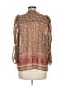 Olivaceous 100% Polyester Brown 3/4 Sleeve Blouse Size M - photo 2