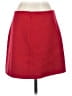 Madewell Solid Red Wool Skirt Size 4 - photo 2