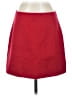 Madewell Solid Red Wool Skirt Size 4 - photo 1
