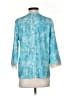 Made With Love Teal 3/4 Sleeve Blouse Size S - photo 2
