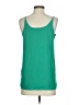 Reitmans 100% Polyester Green Sleeveless Blouse Size XS - photo 2