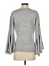 Kay Celine Gray 3/4 Sleeve Top Size S - photo 2