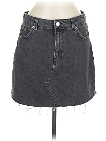 Topshop Denim Skirt (view 1)