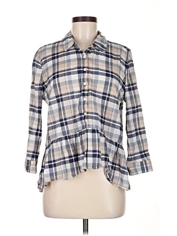 Birds of Paradis by Trovata 3/4 Sleeve Button-Down Shirt (view 1)