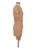 Hello Molly Solid Tan Casual Dress Size XS - photo 4