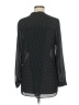 Zara Basic Polka Dots Black Long Sleeve Blouse Size M - photo 2