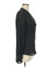 Zara Basic Polka Dots Black Long Sleeve Blouse Size M - photo 4