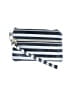 Unbranded Stripes Gray Black Wristlet One size - photo 1