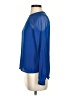 1.State 100% Polyester Blue Long Sleeve Blouse Size XS - photo 5