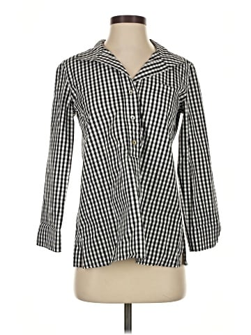 Sara Campbell 3/4 Sleeve Button-Down Shirt (view 1)