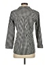 Sara Campbell Checkered-gingham Black 3/4 Sleeve Button-Down Shirt Size XS - photo 2
