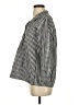 Sara Campbell Checkered-gingham Black 3/4 Sleeve Button-Down Shirt Size XS - photo 5