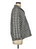 Sara Campbell Checkered-gingham Black 3/4 Sleeve Button-Down Shirt Size XS - photo 4