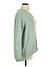 Free People Solid Green Pullover Sweater Size XS - photo 4