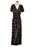 Porridge 100% Rayon Print Black Orange Jumpsuit Size Sm (1) - photo 1