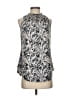 Perseption Silver Black Sleeveless Blouse Size S - photo 1