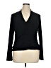 Jessica Howard Black Long Sleeve Top Size XL - photo 1