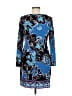 Evan Picone Graphic Blue Casual Dress Size 8 (petite) - photo 2