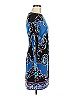 Evan Picone Graphic Blue Casual Dress Size 8 (petite) - photo 4