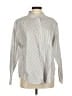 Maurices Stripes Silver Long Sleeve Button-Down Shirt Size M - photo 1