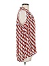 Laundry by Shelli Segal Checkered-gingham Red Sleeveless Blouse Size M - photo 4