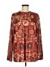 Unbranded Aztec Or Tribal Print Red Long Sleeve Henley Size M - photo 1