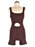 The Upside Houndstooth Burgundy Romper Size 8 - photo 1