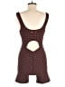 The Upside Houndstooth Burgundy Romper Size 8 - photo 2