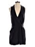 Bebe Solid Black Romper Size S - photo 1