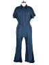 MNG Solid Blue Jumpsuit Size L - photo 1