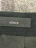 Roman 100% Polyester Solid Black Formal Skirt Size EU 38 / US 8 - photo 4