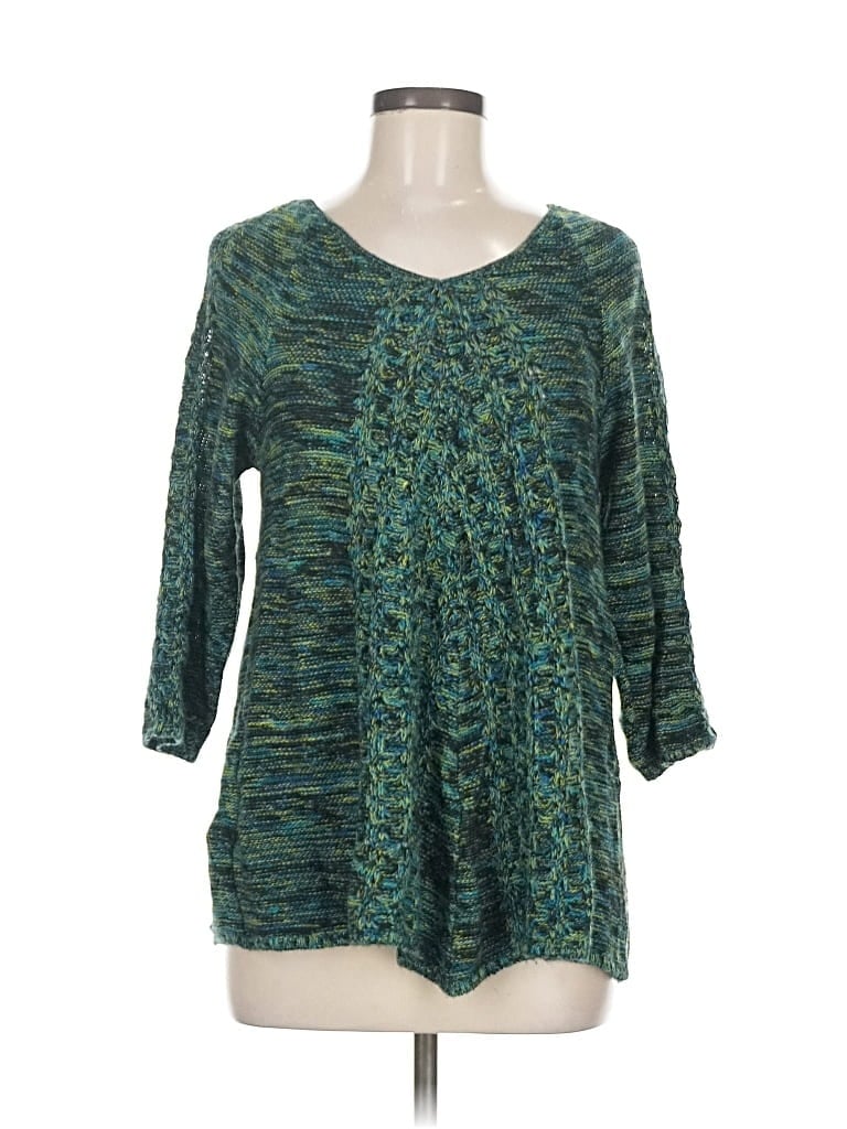 Pre-owned Hannah Pullover Sweater In Green