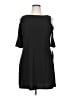 Chaps Solid Black Casual Dress Size XL - photo 1