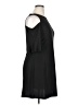 Chaps Solid Black Casual Dress Size XL - photo 4