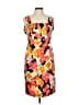 Ronni Nicole Print Orange Cocktail Dress Size 10 (petite) - photo 1