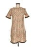 Zara Tweed Tan Cocktail Dress Size M - photo 1
