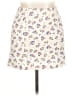 Zara 100% Polyester Floral Ivory Casual Skirt Size XL - photo 1