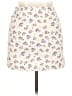 Zara 100% Polyester Floral Ivory Casual Skirt Size XL - photo 2