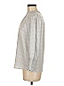 Carolina Belle 100% Polyester Silver 3/4 Sleeve Blouse Size M - photo 5