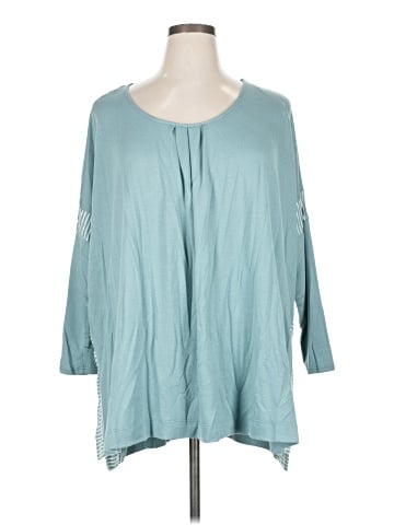 emerald 3/4 Sleeve T-Shirt (view 1)