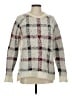 Theory Plaid Ivory Pullover Sweater Size M - photo 1