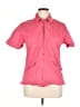 Studio West 100% Cotton Pink Short Sleeve Blouse Size 1X - photo 1