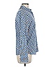 Eterna Houndstooth Blue Long Sleeve Blouse Size EU 40 / US 10 - photo 4