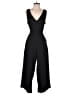 Isalis 100% Polyester Solid Black Jumpsuit Size L - photo 1
